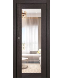 Avon 207 Clear Vetro Veralinga Oak Pocket doors
