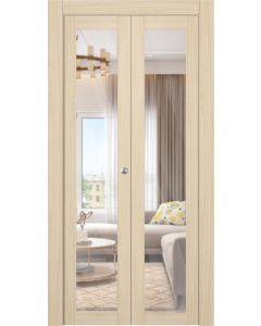 Avon 207 Clear Vetro Loire Ash Bi-folding doors
