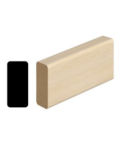 BASE MOLDING TYPE 1 X 1/2" LOIRE ASH 96"