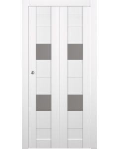 Berta Vetro Bianco Noble Bi-folding doors