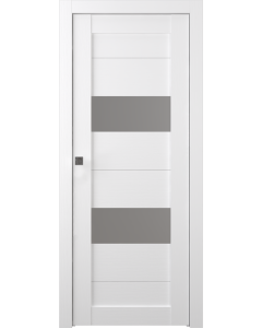 Berta Vetro Bianco Noble Pocket doors