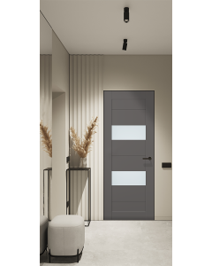 Berta Vetro Gray Matte Frameless