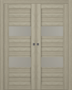 Berta Vetro Shambor Double pocket doors