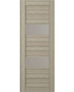 DOOR SLAB BERTA VETRO SHAMBOR 30" X 84" X 1 3/4" FROSTED GLASS