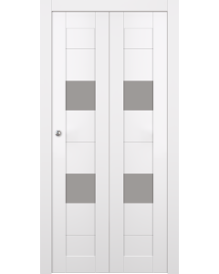 Berta Vetro Snow White Bi-folding doors