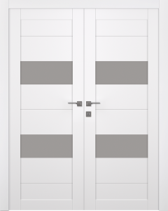 Berta Vetro Snow White Double doors