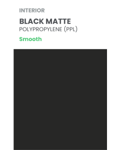 Black Matte Polypropylene Free Sample