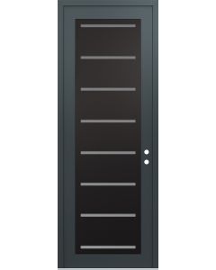 DIAMOND C11 36" X 96" ANTHRACITE/ANTHRACITE FROSTED GLASS PANEL BLACK LHI