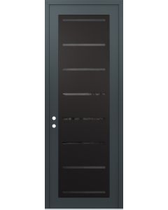 DIAMOND C11 36" X 96" ANTHRACITE/ANTHRACITE MIRRORED GLASS PANEL BLACK RHI