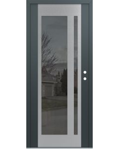 DIAMOND C15 36" X 96" ANTHRACITE/ANTHRACITE MIRRORED GLASS PANEL STAINLESS STEEL LHI