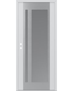 DIAMOND C15 36" X 96" WHITE/WHITE FROSTED GLASS PANEL STAINLESS STEEL RHI