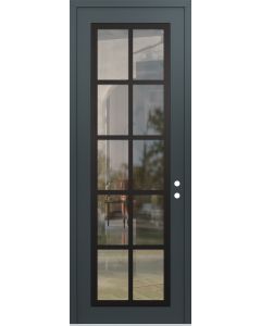 DIAMOND C16 36" X 96" ANTHRACITE/ANTHRACITE CLEAR GLASS PANEL BLACK LHI