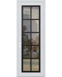 DIAMOND C16 36" X 96" WHITE/WHITE CLEAR GLASS PANEL BLACK RHI
