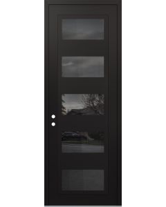 DIAMOND C2 36" X 96" BLACK/BLACK MIRRORED GLASS PANEL BLACK RHI