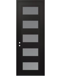 DIAMOND C2 36" X 96" BLACK/WHITE FROSTED GLASS PANEL BLACK RHI