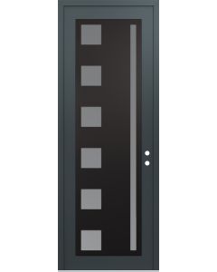 DIAMOND C3 36" X 96" ANTHRACITE/ANTHRACITE FROSTED GLASS PANEL BLACK LHI
