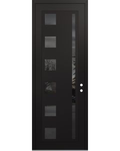DIAMOND C3 36" X 96" BLACK/BLACK MIRRORED GLASS PANEL BLACK LHI