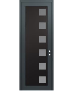 DIAMOND C5 36" X 96" ANTHRACITE/ANTHRACITE FROSTED GLASS PANEL BLACK LHI