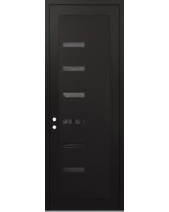DIAMOND C8 36" X 96" BLACK/BLACK MIRRORED GLASS PANEL BLACK RHI