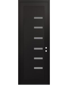 DIAMOND C8 36" X 96" BLACK/WHITE FROSTED GLASS PANEL BLACK LHI