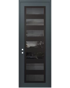 DIAMOND C9 36" X 96" ANTHRACITE/ANTHRACITE MIRRORED GLASS PANEL BLACK RHI