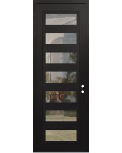 DIAMOND C9 36" X 96" BLACK/BLACK CLEAR GLASS PANEL BLACK LHI