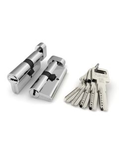 CYLINDER R602 70 MM CP SINGLE SIDE KEY