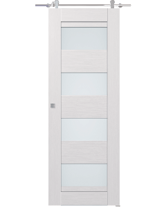 Della Vetro Bianco Noble Barn doors