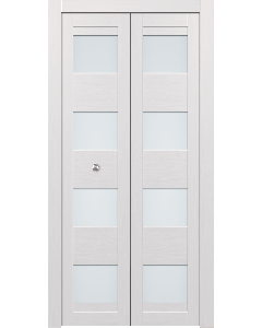 Della Vetro Bianco Noble Bi-folding doors