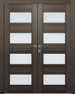 Della Vetro Gray Oak Double doors