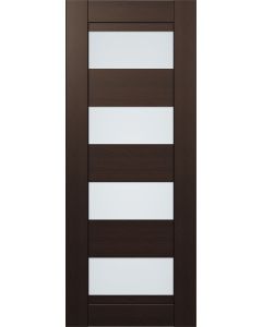 DOOR SLAB DELLA VETRO VERALINGA OAK 36" X 84" X 1 3/4" FROSTED GLASS