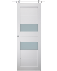 Dessa Vetro Bianco Noble Barn doors
