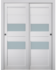 Dessa Vetro Bianco Noble Bypass doors