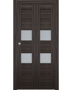 Dessa Vetro Gray Oak Bi-folding doors