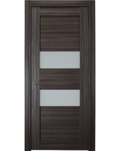 Dessa Vetro Gray Oak Pocket doors