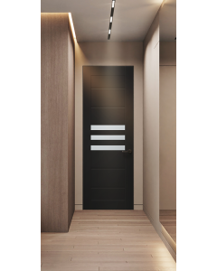 Dome Vetro Black Matte Frameless