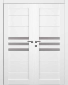 Dome Vetro Bianco Noble Double doors