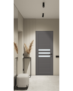 Dome Vetro Gray Matte Frameless