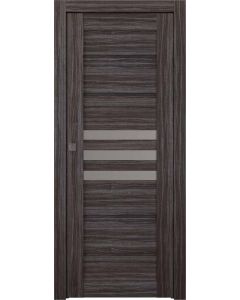 Dome Vetro Gray Oak Pocket doors