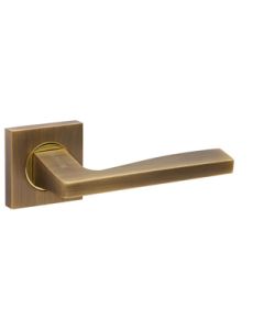 DOOR HANDLE ROCK KM AB/GP-7, BRONZE/POLISHED GOLD