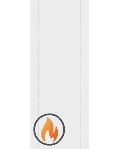 DOOR SLAB 20 MIN FIRE RATED 2U SNOW WHITE 18" X 96" X 1 3/4"