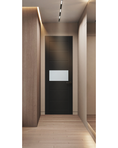 Edna Vetro Black Matte Frameless