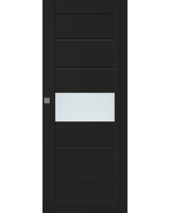 Edna Vetro Black Matte Hidden barn