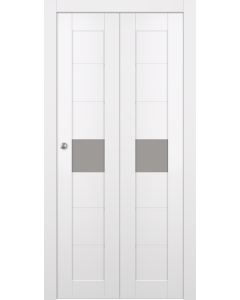 Edna Vetro Snow White Bi-folding doors
