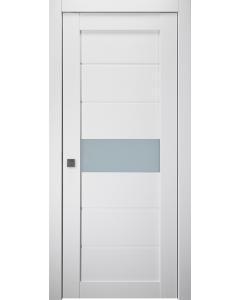 Edna Vetro Bianco Noble Pocket doors