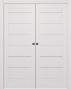 Ermi Bianco Noble Double pocket doors