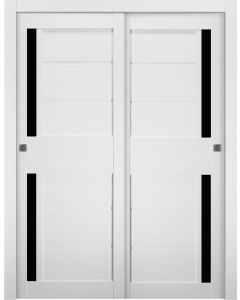 Esta Bl Vetro Bianco Noble Bypass doors