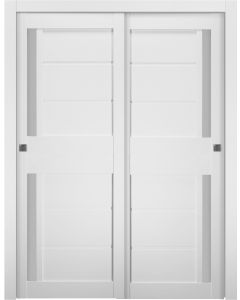 Esta Vetro Bianco Noble Bypass doors