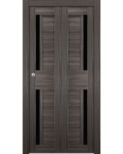 Esta Bl Vetro Gray Oak Bi-folding doors