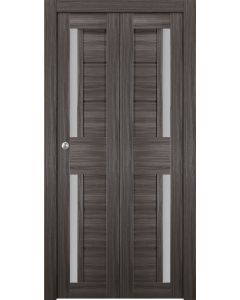 Esta Vetro Gray Oak Bi-folding doors